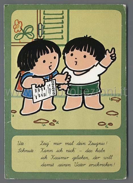 Collezionismo di cartoline postali di bambini